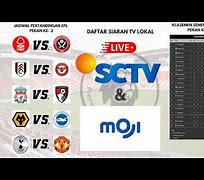 Epl Malam Ini Di Sctv